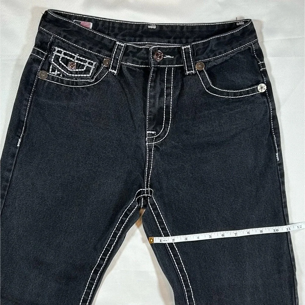 True Religion Joey Super T Jeans Flap Pocket - Thick Stitch Size 34 Mens USA